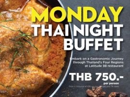 Monday Thai Night Buffet – THB 200 off pp - Wyndham Grand Phuket Kalim Bay